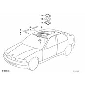 BMW Handle Rear Right (SandGrey) - Genuine BMW 51168203988