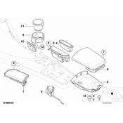 BMW Fastener Centre Console Cubby - Genuine BMW 51168249010