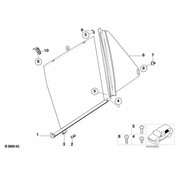 BMW Right Roller Sun Blind Hook - Genuine BMW 51168265540