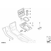 BMW Storing Partition Cover (R3Sn Beige 2) - Genuine BMW 51168411425