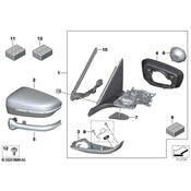 BMW Door Mirror - Genuine BMW 51168495724