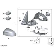 BMW Door Mirror - Genuine BMW 51168738416