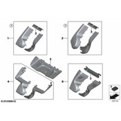 BMW Interior Rear View Mirror Cover - Genuine BMW 51169108977