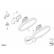 Mini Interior Rear View Mirror - Genuine Mini 51169134379