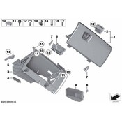 BMW Glove Box Lid (Black) - Genuine BMW 51169159911