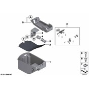 BMW Storage Compartment Armrest Fr. Middle - Genuine BMW 51169179826
