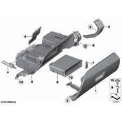 BMW Glove Box Lid (Vermilionrot) - Genuine BMW 51169218973