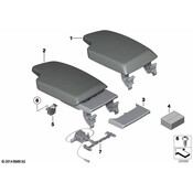 BMW Console Lid - Genuine BMW 51169235438