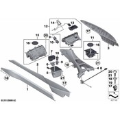 BMW Console Trim Panel - Genuine BMW 51169238172