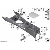 BMW Centre Console (Savannabeige) - Genuine BMW 51169285146