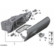 BMW Opener Glove Box (Chrom-Beige) - Genuine BMW 51169290978