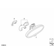 MINI Interior Rear View Mirror - Genuine MINI 51169302873
