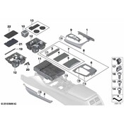 BMW Console Trim Panel - Genuine BMW 51169348742