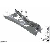BMW Center Console - Genuine BMW 51169360528