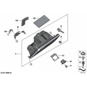 BMW Glove Box Handle - Genuine BMW 51169363455