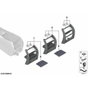 BMW Console Mat - Genuine BMW 51169383667