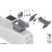 BMW Console Trim Panel - Genuine BMW 51169390526