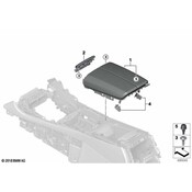 BMW Console Armrest - Genuine BMW 51169399809