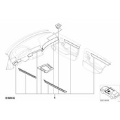 BMW Set Of Mouldings Interior Matt Chrome - Genuine BMW 51169416202