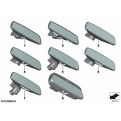 BMW Interior Rear View Mirror - Genuine BMW 51169438990