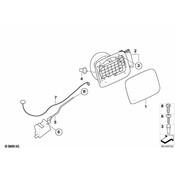 BMW Fill-In Flap - Genuine BMW 51177117978