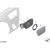 BMW Hybrid Charging Port Pocket - Genuine BMW 51177358843