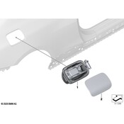 BMW Fuel Filler Housing - Genuine BMW 51177478438