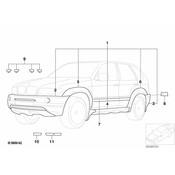 BMW Cover Strip Front - Genuine BMW 51190142942