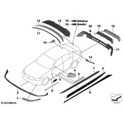 BMW Bumper Diffuser - Genuine BMW 51192455821