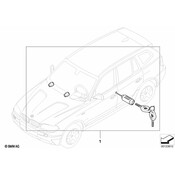 BMW Door Lock Cylinder (X3) - Genuine BMW 51210034742