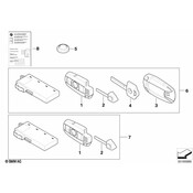 BMW Set Of Keys With Cas Control Unit (315 Mhz) - Genuine BMW 51210035792