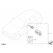 BMW Remote Control Transmitter for Keyless Entry and Alarm System - Genuine BMW 51210035945