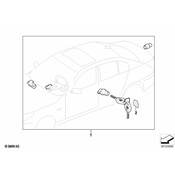 BMW Remote Control Transmitter for Keyless Entry and Alarm System - Genuine BMW 51210036026