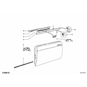 BMW Door Weather Strip Outer Right - Genuine BMW 51211836292