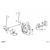 BMW Lever Left - Genuine BMW 51211923989