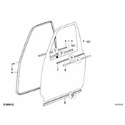 BMW Gasket Right - Genuine BMW 51211938072