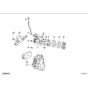 BMW Door Lock Front Left - Genuine BMW 51211944015