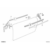BMW Covering Outer Right - Genuine BMW 51211970352