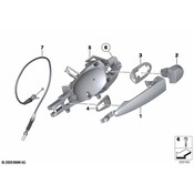 BMW Covering Door Primed Left - Genuine BMW 51212992983