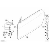 BMW Front Door Brake Gasket - Genuine BMW 51217119175