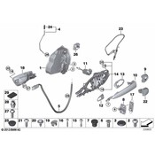 BMW Door Lock Cylinder - Genuine BMW 51217199833