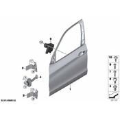 BMW Front Door Brake - Genuine BMW 51217290595