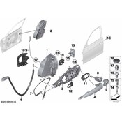 BMW Door Lock Cylinder - Genuine BMW 51217310731