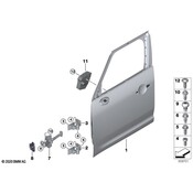 Mini Door Check Gasket - Genuine Mini 51217483953