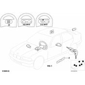 BMW Set Unif.Lock.Syst.W-Ews Ctrl Unit(Code) - Genuine BMW 51218070014