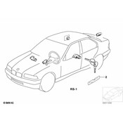 BMW Remote Control Transmitter for Keyless Entry and Alarm System - Genuine BMW 51219068967