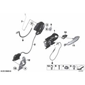BMW Door Lock Actuator Motor - Genuine BMW 51225A36E52