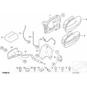 BMW Door Lock Actuator Motor Rear Right - Genuine BMW 51227202134