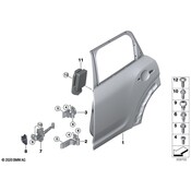 Mini Door Check Gasket - Genuine Mini 51227297258