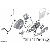 BMW Sound Cover Door Right - Genuine BMW 51227332268